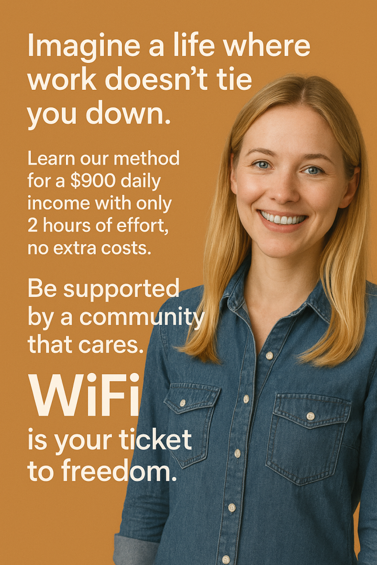 unlock 900 daily just 2 hours wifi needed