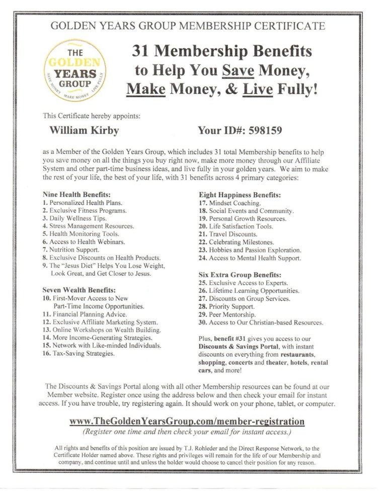 400 savings gold card the golden years group
